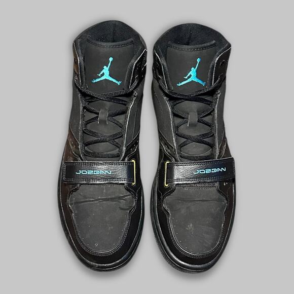 Jordan SC-2 Black/Blue/Yellow Men’s Sneakers - Size 11 - Picture 3 of 6